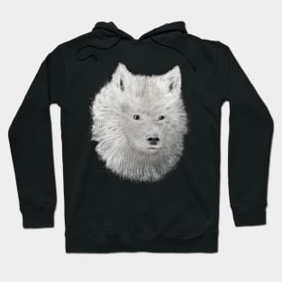 White Wolf Sketch Hoodie